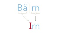 Matteänglisch: Bern, Schritt 3