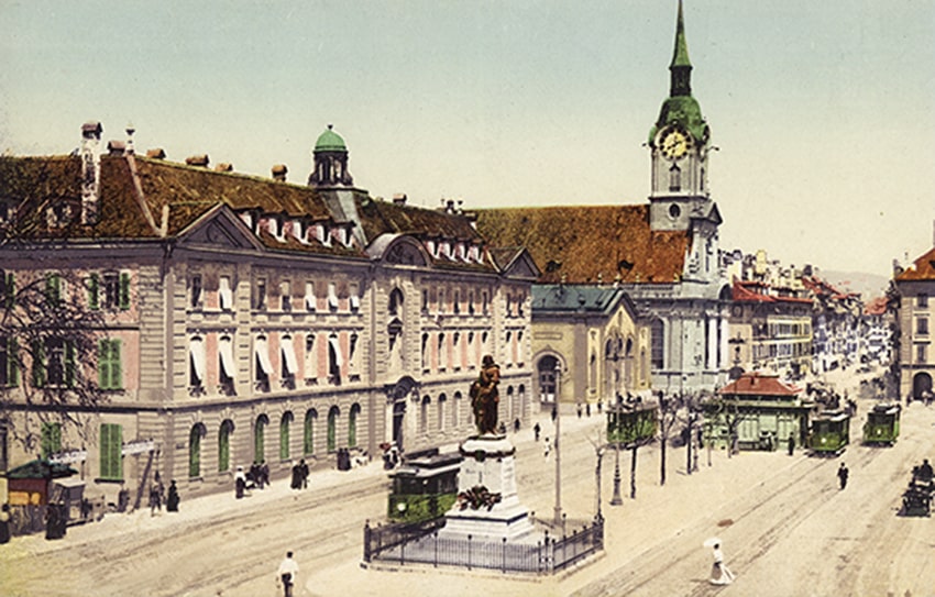 Burgerspital, Bubenbergplatz vor 1930