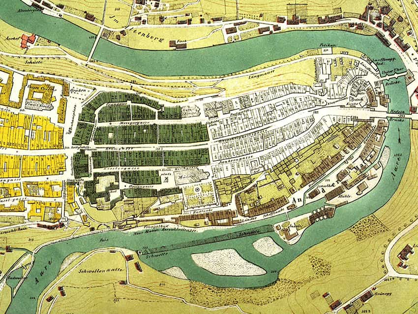 Stadtplan 1861