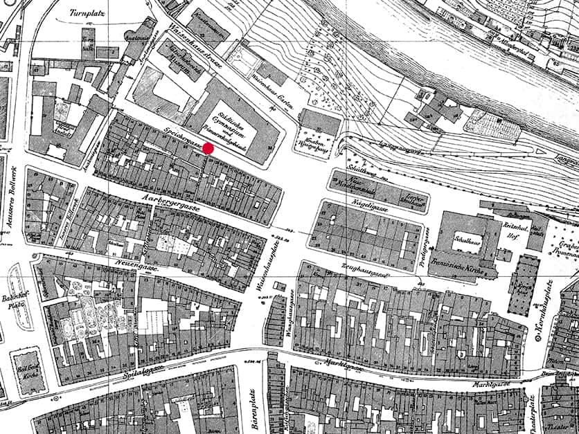 Stadtplan von 1893